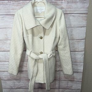 Jessica Simpson woman’s small cream color peacoat